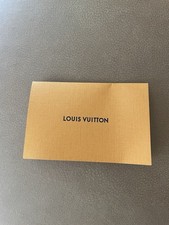 Louis Vuitton Receipt Holder Envelope Authentic LV Orange Document Sleeve