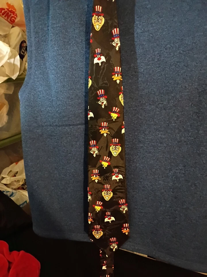 复古 Looney Tunes 领带帽美国 — 第 2/4 张图片