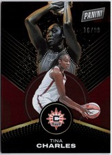 2025 Panini WNBA Player of the Day #67 Tina Charles Red #/99