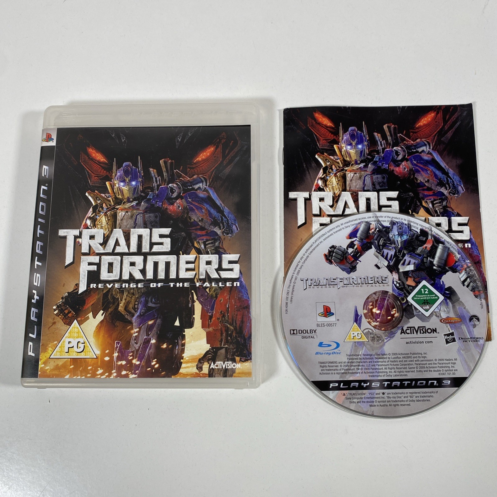 Transformers Revenge of the Fallen Sony PlayStation 3 PS3 Complete Video Game
