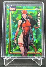 2026 Topps Chrome Marvel Comics Sapphire Elektra Green 85/99 #116