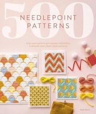 500 Needlepoint Patterns Easy - VERY GOOD