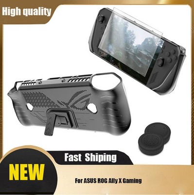 TPU Protective Case For ASUS ROG Ally X Gaming Console Shell With Bracket Stand