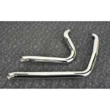 Wyatt Gatling Chrome 2 14 In. Side Sweep Drag Pipes 30-0371 No Ship To Ca