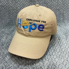 Arkansas Crisis Center Challenge for Hope Hat Tan Khaki Baseball Cap Adjustable