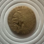 1912 $2.50 Indian Head Gold Quarter Eagle - U.S. Gold Coin
