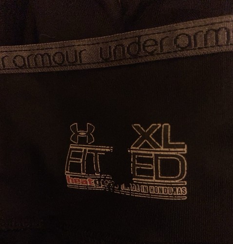 UNDER ARMOUR ACTIVEWEAR PANTS Youth XL FITTED HEAT GEAR BLACK/PINK W 28 Ins 26” - Picture 9 of 9