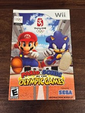 Mario  Sonic at the Olympic Games Nintendo Wii Instruction Manual Only