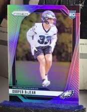 2025 Cooper DeJean PRIZM Silver & Green Wave. Rated Rookie Yellow. LOT of 5 RC’s