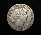 1916 Barber Dime - Full Liberty - 90% Silver