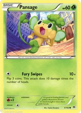 Pansage 5/162 : Common Mint/Near Mint Pokemon Card : XY08: BREAKthrough