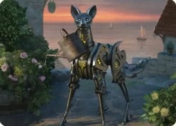 Clockwork Fox Art Card 43/81 Commander Legends: Battle for Baldur's Gate