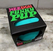 NeeDoh Funky Pup Schylling Sensory Squishy Fidget Toy - Blue