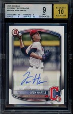 2025 Bowman Prospects Autographs #BPA-JH Josh Hartle BGS 9 AUTO 10