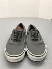 Vans Era 59 Shoes Mens Size 10 Gray Brown Leather Accents Skate Lace Up Low Top