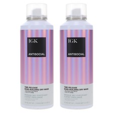 IGK Antisocial Time-Release Bond-Building Dry Mask 5 oz 2 Pack
