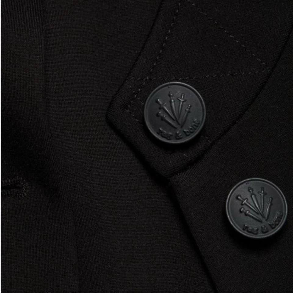 Blazer RAG & BONE Colby ajustado con botones talla 4 Foto 4 de 4