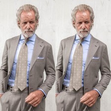 2Pcs Business Men's Suits Formal Prom Party Stylish Jacket Jacket Workwear Coat