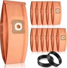 12 Pack Vacuum Cleaner Bags and 2 Belts Compatible with Kirby G3 G4 G5 G6 G7 G