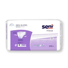 Seni Super Incontinence Brief Regular Breathable S-RE25-BS1 Heavy 25 Ct