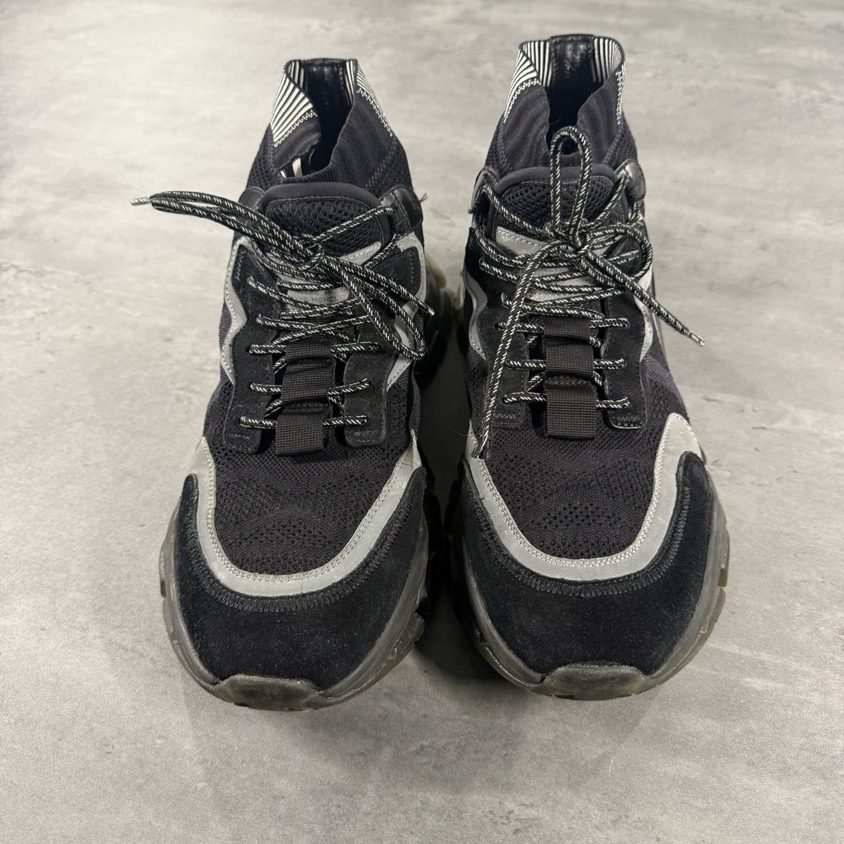 moncler LEAVE NO TRACE ダッドスニーカー ハイカット 黒 moncler