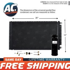 Universal Condenser Parallel Flow Kit 16 X 26 With Receiver Drier Ac Ac