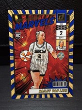 2025 Panini Donruss WNBA - Net Marvels Hailey Van Lith #24 Press Proof Blue (RC)