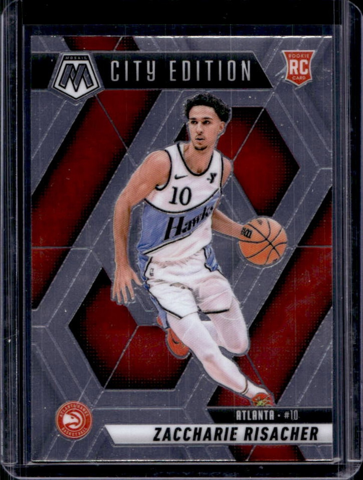 2024-25 Mosaic Zaccharie Risacher RC Rookie City Edition #274 Hawks