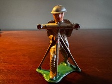 Vintage Barclay B70 735 Soldier Range Finder Tin Helmet VG