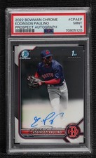 2022 Bowman Chrome Prospect Auto Eddinson Paulino #CPA-EP PSA 9 MINT Auto 11oq