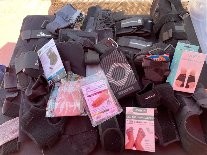 Mixed Lot Over 25 Knees, Ankles, Feet, Toes, Wrist, Support-Braces-Wraps New