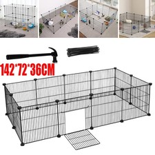 Dog Pet Pen 11panel Puppy Rabbit Metal Playpen Run Cage Foldable Fence Enclosure