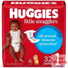 Huggies Little Snugglers Disposable Diapers Size 1 Count 32ct