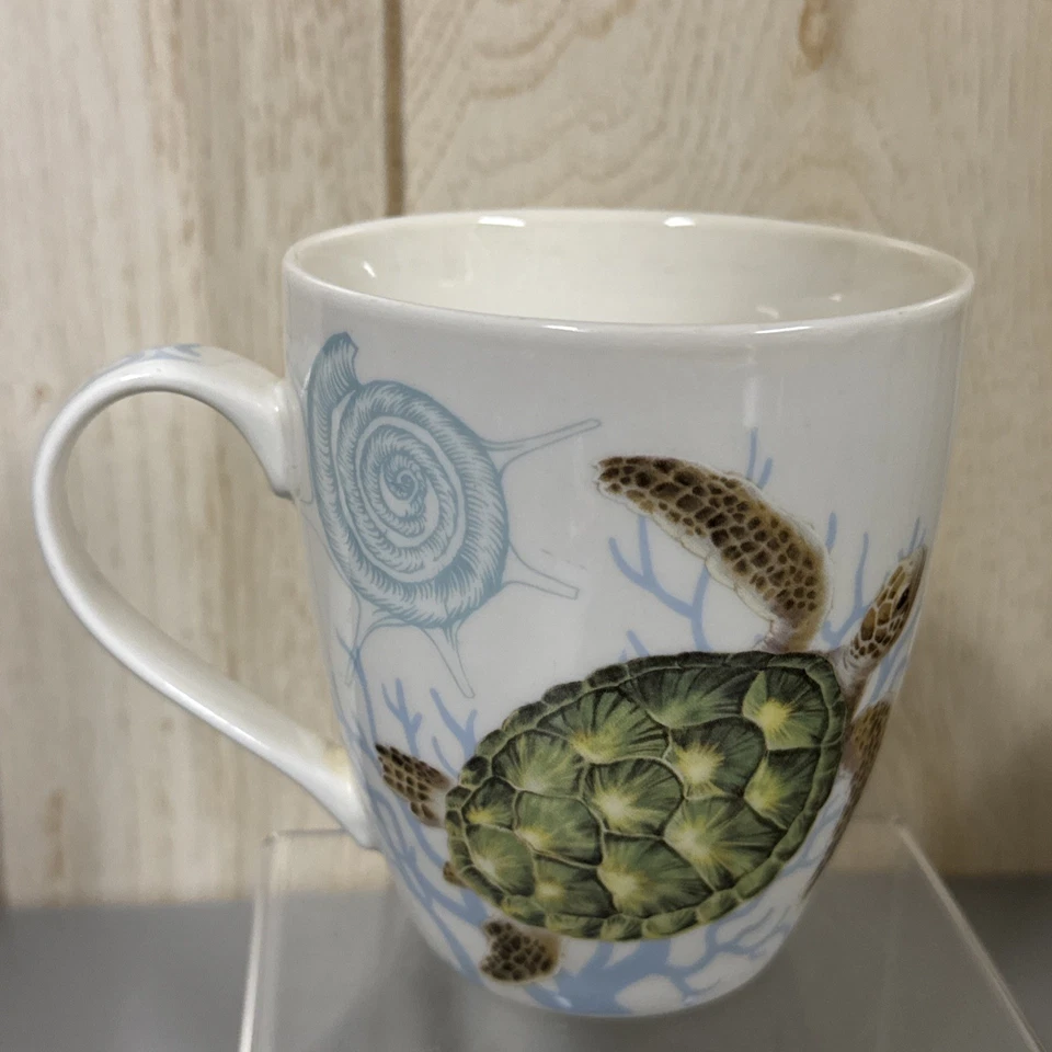 Caneca havaiana Island Heritage 18 oz em forma de U Honu Turtle Voyage - Imagem 4 de 4