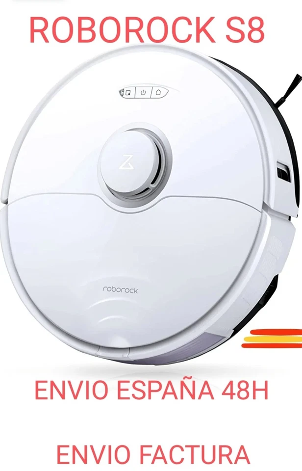 ROBOROCK. S8 ROBOT ASPIRADOR MASCOTAS 6000PA APP SONICO VACUUM CLEANER