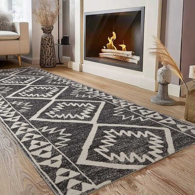 Runner Rug Washable Modern Boho Rug Geometric Hot NerdFloor Cover Soft Low