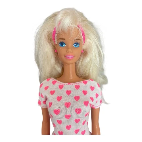 Vintage 1995 Pretty Hearts Barbie Doll Original Skirt Top & Shoes #14473 Mattel