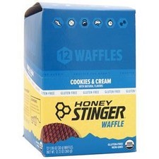 Honey Stinger Organic Gluten Free Waffle Cookies  Cream 12 pckts