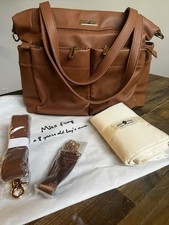 Miss fong Diaper Bag Tote Baby Bag Leather Diaper Bag Backpack Large. V Good