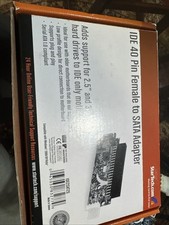 IDE 40 Pin Female to SATA Adapter Adds Support for 2.5 3.5 SATA HDD