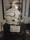 Minnesota Vikings Jordan Addison White Out Signed Helmet - Fanatics COA