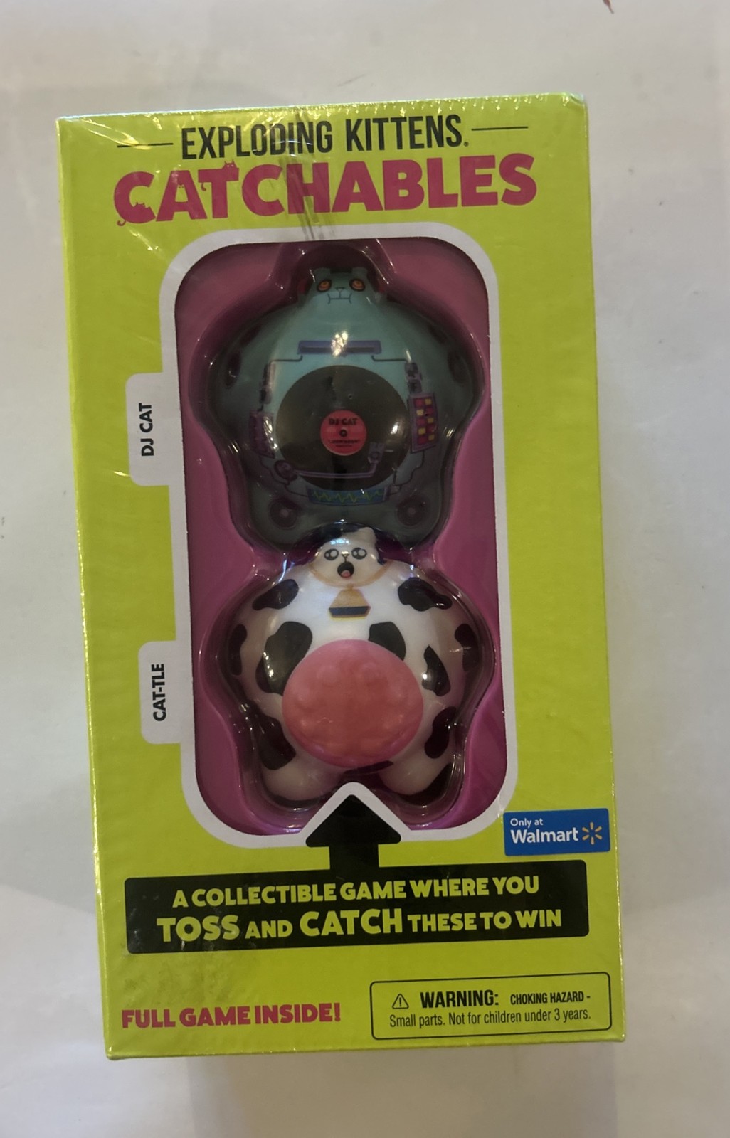 Exploding Kittens Catchables DJ Cat Cat-tle 2-Pack Game - NEW SEALED UNOPENED