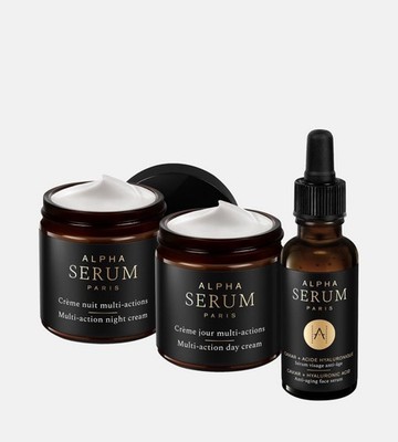 Alpha Serum Paris Gesichtspflegeset / Inhalt: Day cream+Night cream+Face serum