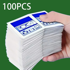 100pcs Disposable Eyeglass Cleaning Wipes Screen Lens Cleaner