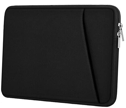 Durable 15.6-inch Black Laptop Sleeve Shockproof Briefcase Protection Case