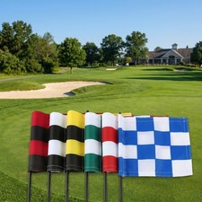 Outdoor Golf Flag Regulation Tube Putting Greens Flag Pin for Golfer Sports