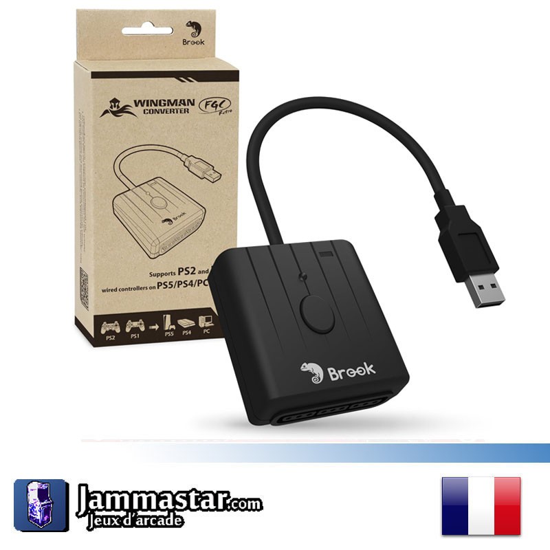 Convertisseur Wingman FGC Retro pour utiliser sa manette PS2 sur un jeu PS5