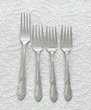 (4) Oneida LTD FENWAY DAYDREAM Stainless (1) Dinner Fork & (3) Salad Forks