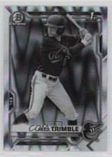 2021 Bowman Draft Chrome Black & White RayWave Refractor Reed Trimble 03od