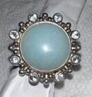 VINTAGE DESIGNER SAJEN STERLING SILVER MULTI-GEMSTONE RING SIZE 7